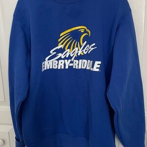 Embry-Riddle Eagles Blue Sweater